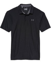 under armour black polo
