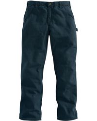 carhartt relaxed fit washed duck work dungaree