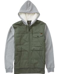 billabong fleece lined hoodie