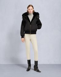 Moose Knuckles - Series Original Satin Debbie Bomber Jacket - Lyst