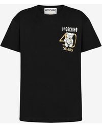 Moschino - T-shirt In Jersey 40 Years Teddy Bear - Lyst