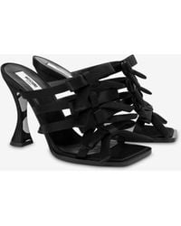 Moschino - Satin Sandals - Lyst