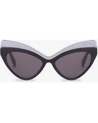 Damen Accessoires Sonnenbrillen Moschino BRAUN ACETAT SONNENBRILLE in Grün 