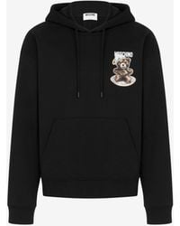 Moschino - Teddy Bear Organic Cotton Sweatshirt - Lyst