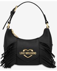 Moschino - Fringes Small Hobo Bag - Lyst