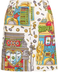 Moschino Minijupe Slot Machine - Multicolore
