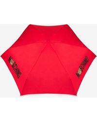 Moschino - Ultra-mini Teddy Logo Umbrella - Lyst
