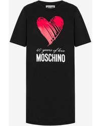 Moschino - 40 Years Of Love Jersey Dress - Lyst