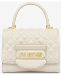 Moschino - Mini Bag A Mano Quilted Tab - Lyst