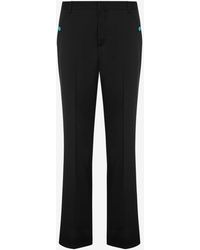 Moschino - Painted Details Cloth Trousers - Lyst