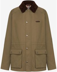 Moschino - Cotton Diagonal Jacket - Lyst