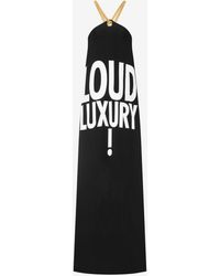Moschino - Loud Luxury! Envers Satin Dress - Lyst
