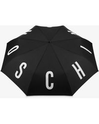 Damen Accessoires Regenschirme Moschino Synthetik Regenschirm mit Teddy-Print in Blau 