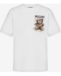 Moschino - Organic Cotton Jersey T-Shirt Teddy Bear - Lyst