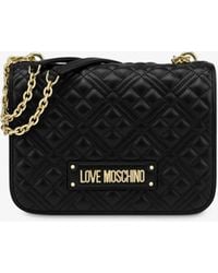 Love Moschino - Borsa A Spalla Shiny Quilted - Lyst