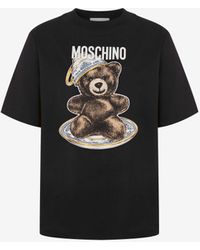 Moschino - Organic Cotton Jersey T-Shirt Teddy Bear - Lyst