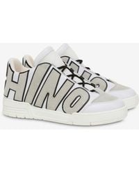 Moschino - Streetball Sneakers With Maxi Logo - Lyst