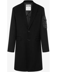 Moschino - Multipocket Details Double Cavalry Coat - Lyst