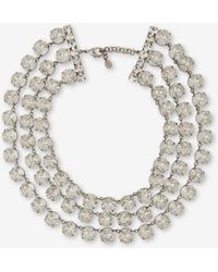 Moschino - Necklace With Round Jewel Stones - Lyst