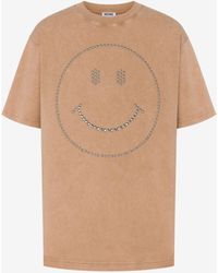 Moschino - Heavy Cotton T-Shirt Smiley - Lyst