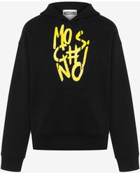 Moschino - Sweatshirt Mit Kapuze Scribble Logo - Lyst