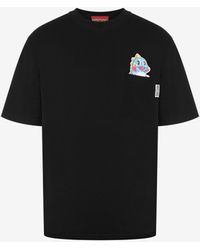 Moschino - T-shirt En Jersey Biologique Bubble Booble - Lyst