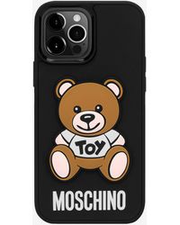 Moschino Cover Iphone 12 Pro Max Teddy Bear - Schwarz