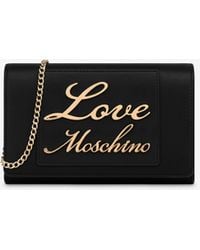 Moschino Rock'n'love Shoulder Bag in White | Lyst