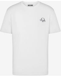 Moschino - T-Shirt Laurel Crown Logo - Lyst