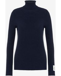 Moschino - Pull À Col Montant En Coton - Lyst