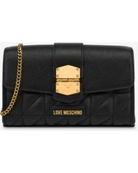 Love Moschino - Smart Daily Bag Click Heart - Lyst