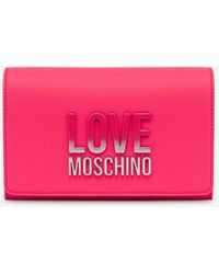 Love Moschino - Clutch With Gradient Logo - Lyst