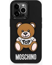 Moschino Cover Iphone 13 Pro Teddy Bear - Schwarz