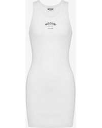Moschino - Stretch Cotton Dress - Lyst