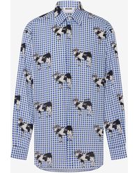 Moschino - Cotton Poplin Shirt Archive - Lyst
