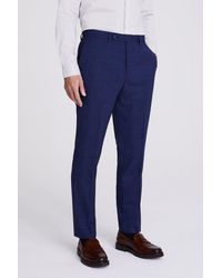 Zegna - Italian Tailored Fit Check Trousers - Lyst