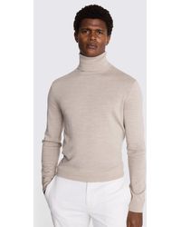 Moss - Merino Roll-Neck Jumper - Lyst