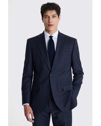 Moss - Tailored Fit Check Performance Suit Jacket - Lyst