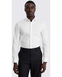 Moss - Slim Fit Stretch Shirt - Lyst