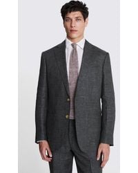 Moss - Regular Fit Linen Suit Jacket - Lyst