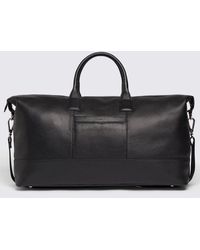 Moss - Grained Leather Holdall - Lyst