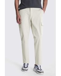 Moss - Light Taupe Cargo Trousers - Lyst