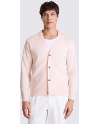 Moss - Light Four Button Cardigan - Lyst