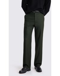 Moss - Relaxed Fit Flannel Trousers - Lyst