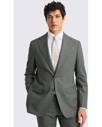 Barberis - Italian Tailored Fit Khaki Suit Jacket - Lyst