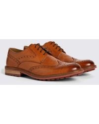 Moss - Bray Lightweight Brogue Shoes - Lyst
