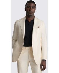 E thomas - Italian Tailored Fit Off- Twill Suit Jacket - Lyst