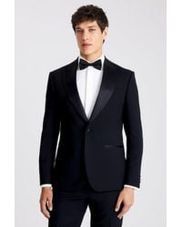 Moss - Slim Fit Peak Lapel Tuxedo Suit Jacket - Lyst