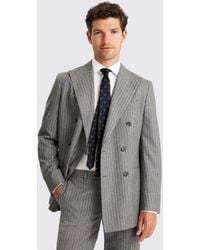 Barberis - Italian Tailored Fit Stripe Suit Jacket - Lyst