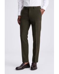 Moss - Slim Fit Donegal Trousers - Lyst